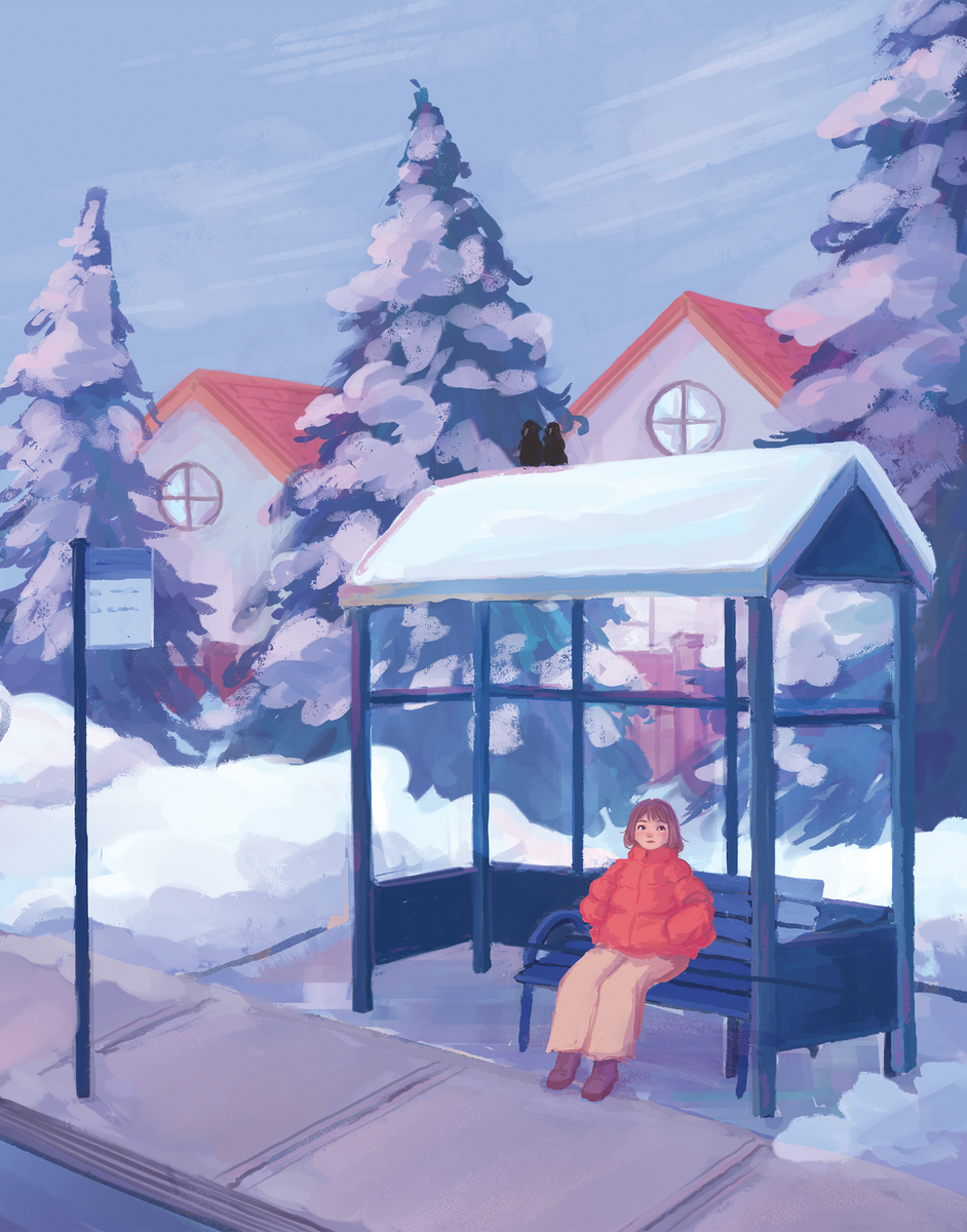 Winter Bus Stop (2022)
