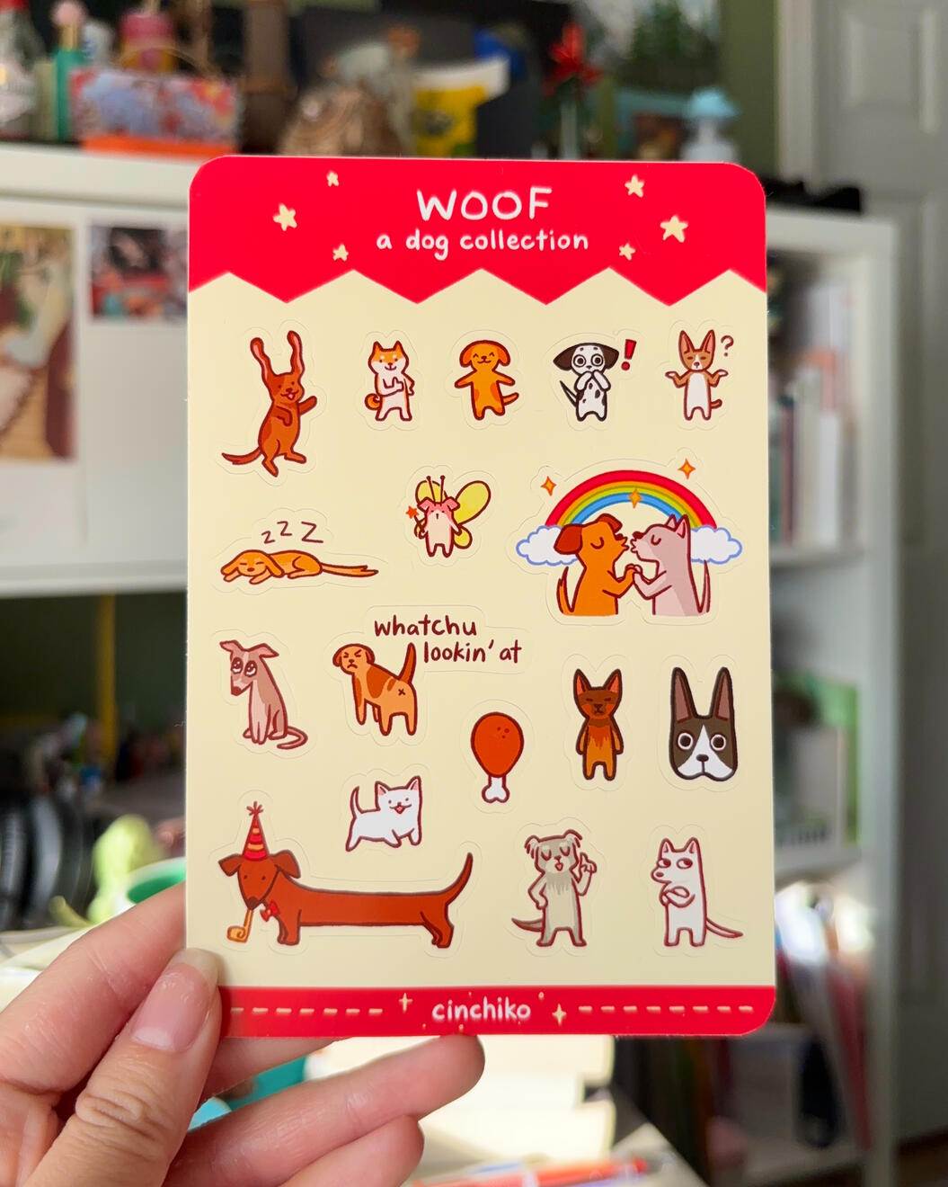 A Dog Collection Sticker Sheet